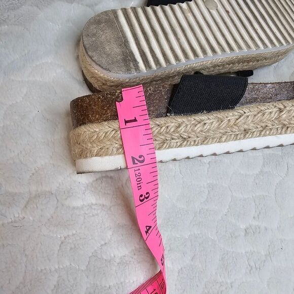 Madden Girl sandals platform jute 9.5 - Picture 5 of 5